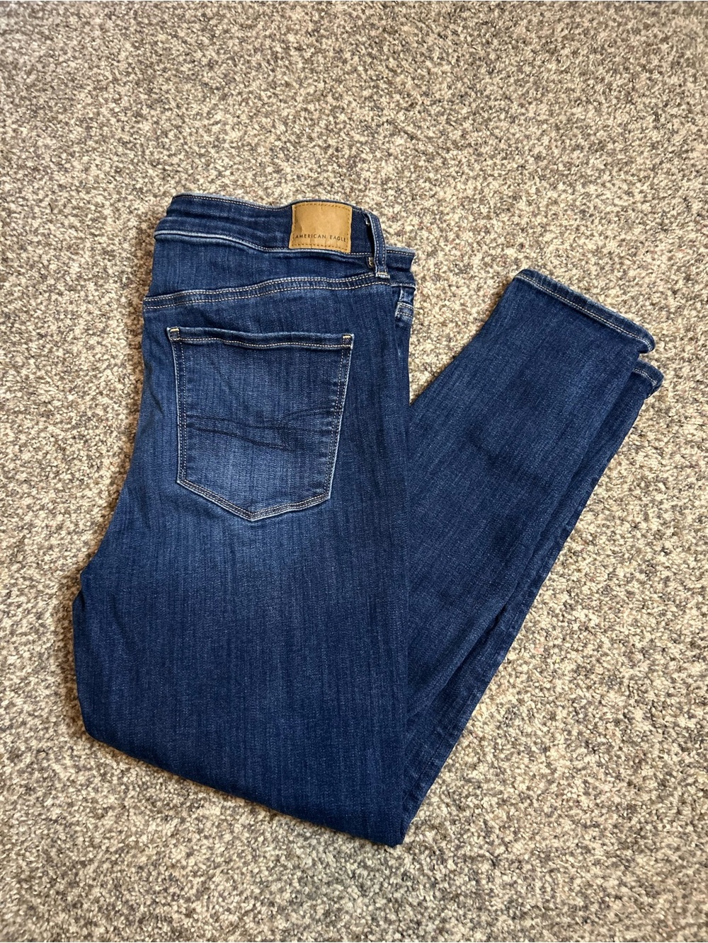 American Eagle Outfitters Navy Blue Skinny Jeans